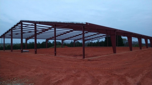 All structural steel is in place