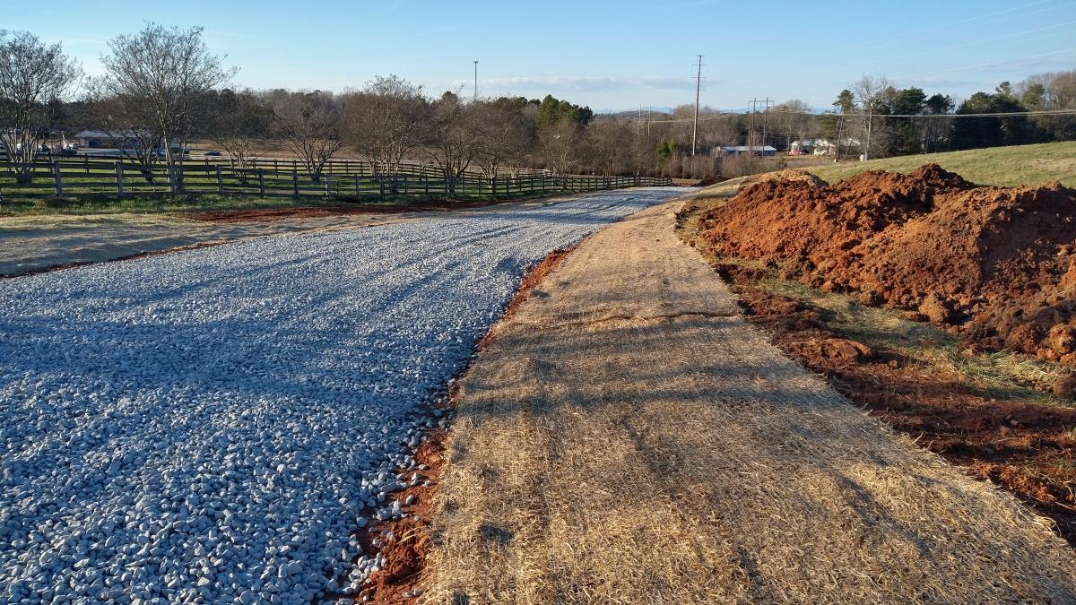 New driveway