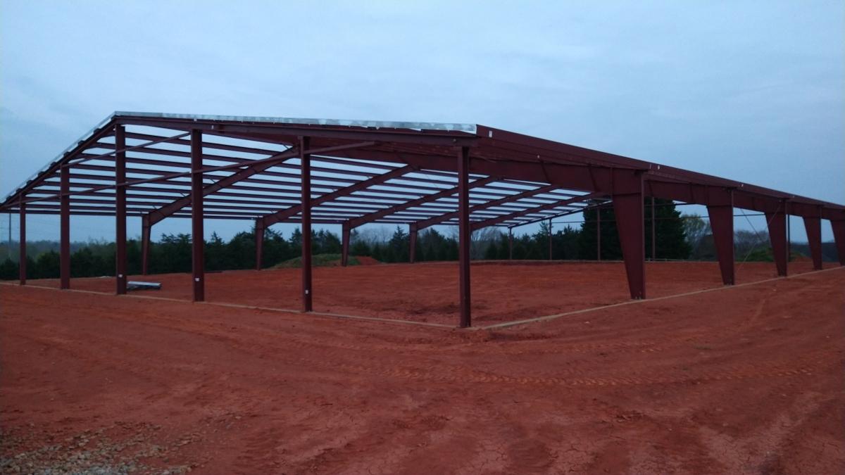 All structural steel is in place